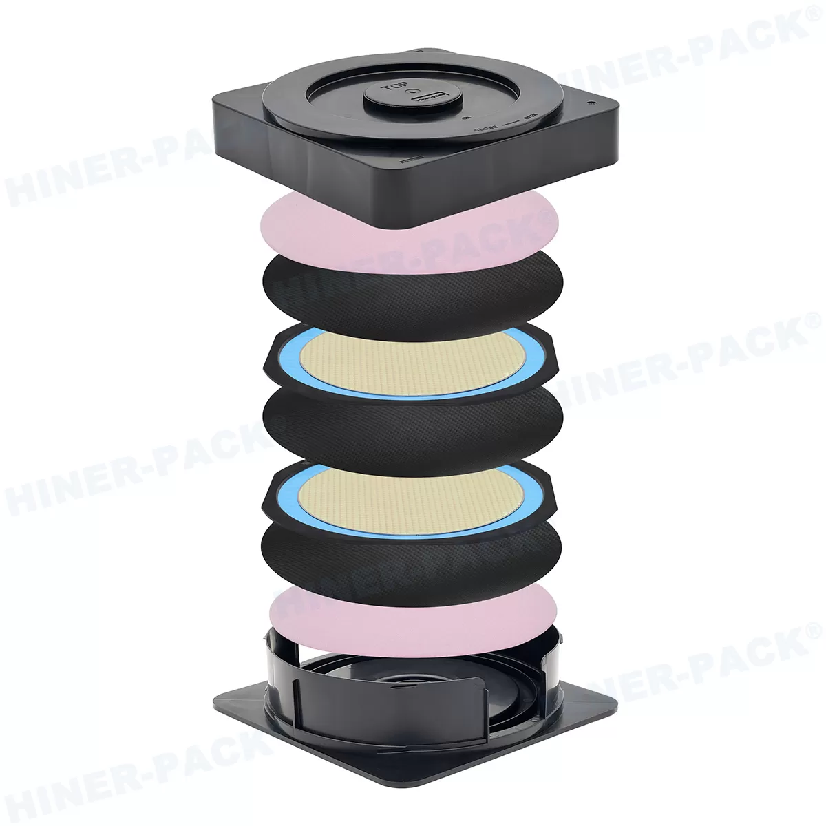 8-inch Horizontal Flex Frame Wafer Shipper-Twist Lock Type-5 8-inch Horizontal Flex Frame Wafer Shipper-Twist Lock Type-5